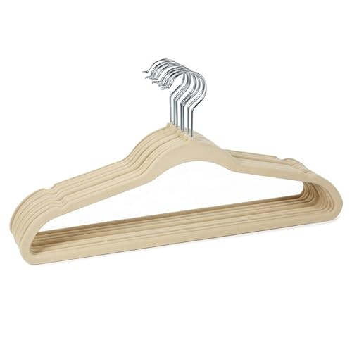 Simplify Super Slim Velvet Huggable Hangers 10-Pack: $7.55 Simplify Super Slim Velvet Huggable Hangers 10-Pack: $7.55