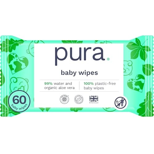 Pura Natural Sensitive Baby Wipes 60-Count: $3.38