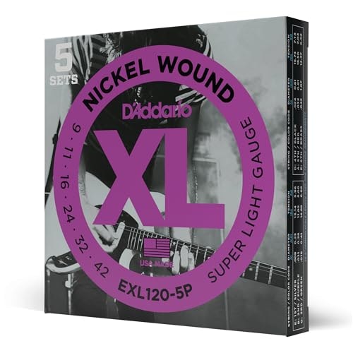 D'Addario XL Nickel Electric Guitar Strings 09-42 5-Pack: $31.99 D'Addario XL Nickel Electric Guitar Strings 09-42 5-Pack: $31.99