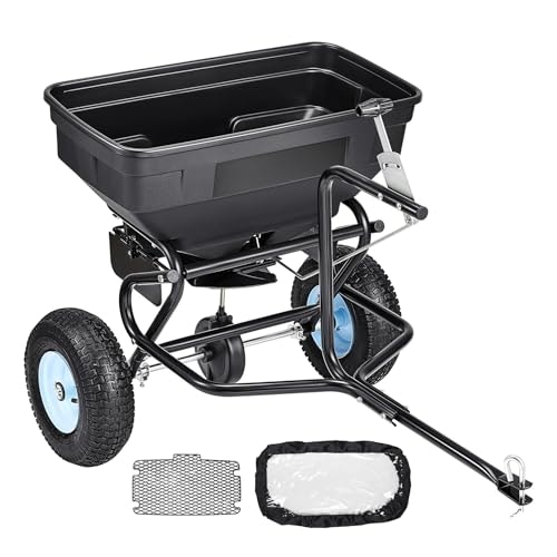 Vevor 130lb Tow-Behind Broadcast Spreader: $132.21 Vevor 130lb Tow-Behind Broadcast Spreader: $132.21