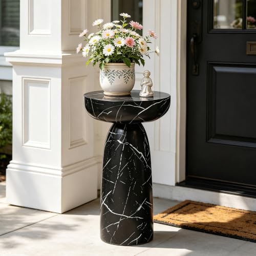 Ultym 24-inch Faux Marble Outdoor Side Table: $99.74 Ultym 24-inch Faux Marble Outdoor Side Table: $99.74