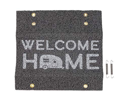 Camco Life is Better at The Campsite 18-Inch Wrap Around RV Step Rug: $14.97