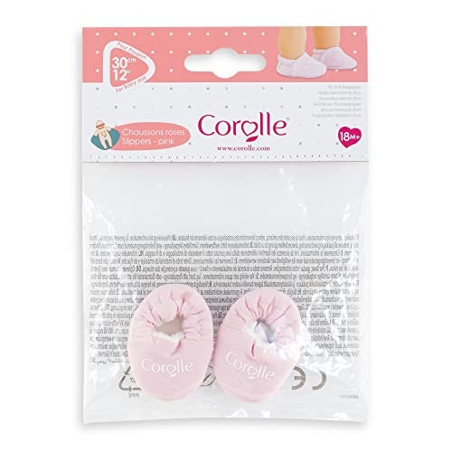 Corolle 12-inch Baby Doll Pink Slippers Outfit Accessory: $9.95 Corolle 12-inch Baby Doll Pink Slippers Outfit Accessory: $9.95