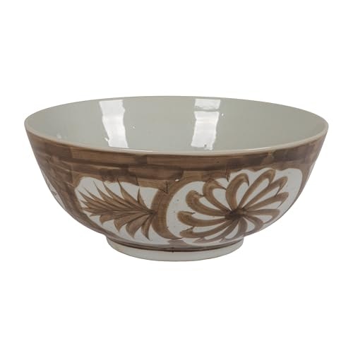 Creative Co-Op Hand-Painted Stoneware Floral Bowl: $82.45 Creative Co-Op Hand-Painted Stoneware Floral Bowl: $82.45