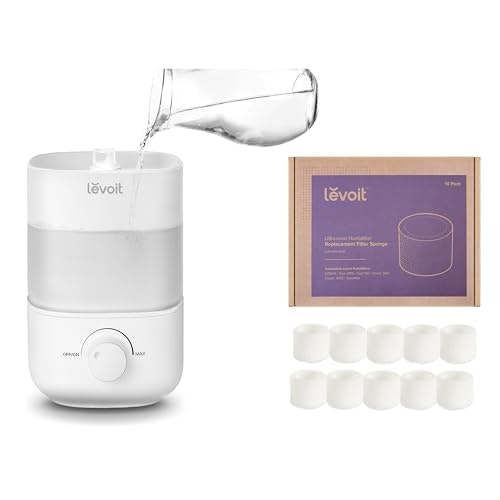 Levoit Top Fill Humidifier and 10-Pack Replacement Filter: $40.78