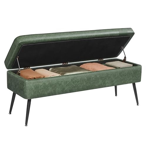 Vasagle PU Leather Storage Ottoman Bench: $79.19 Vasagle PU Leather Storage Ottoman Bench: $79.19