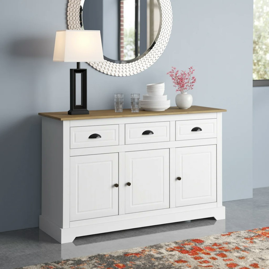 Winston Porter Aaira 52" Solid Wood Sideboard: $168 Winston Porter Aaira 52" Solid Wood Sideboard: $168