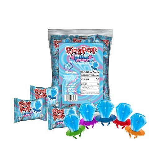 Ring Pop Cotton Candy Lollipop 30-Pack: $14.72