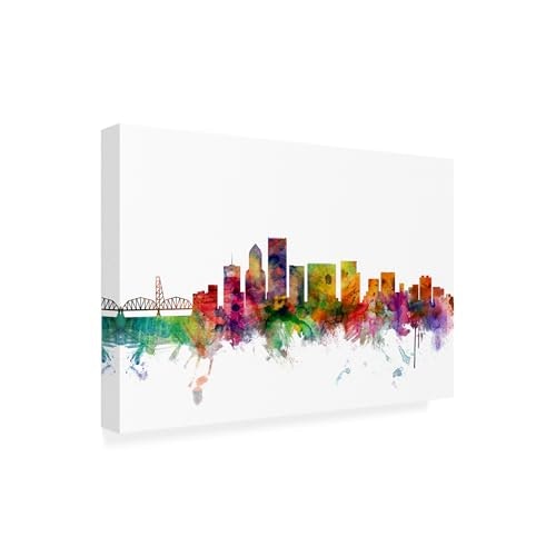 Michael Tompsett Portland Oregon Skyline 30x47-Inch Wall Art: $59.95 Michael Tompsett Portland Oregon Skyline 30x47-Inch Wall Art: $59.95