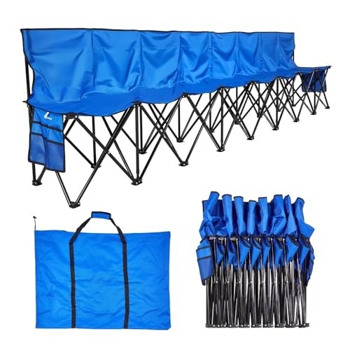 Vevor 8-Seat Portable Folding Bench: $59.31