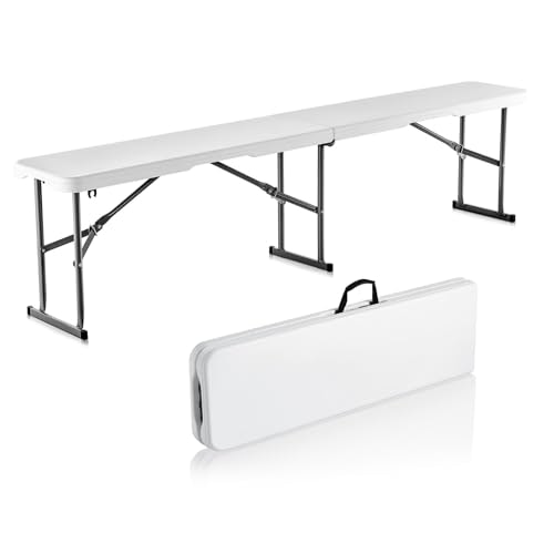 Vevor 6-Foot Portable Folding Bench: $35.05