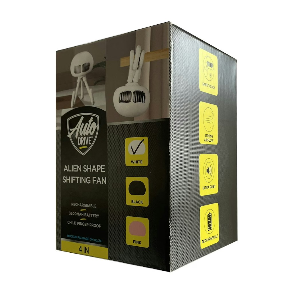 Auto Drive Alien Shape Shifting Portable Fan: $18