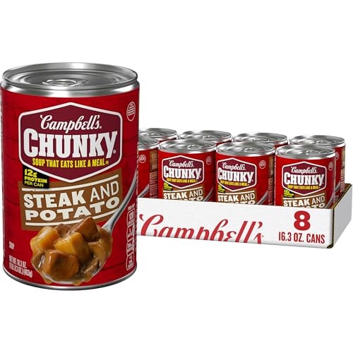 Campbell’s Chunky Steak and Potato Soup 16.3-oz. Can: $17.20 Campbell’s Chunky Steak and Potato Soup 16.3-oz. Can: $17.20