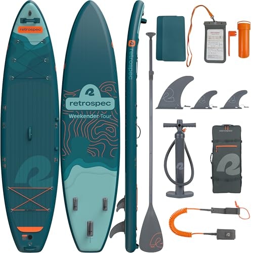 Retrospec Weekender Tour 11'6 Inflatable Paddle Board: $339.99 Retrospec Weekender Tour 11'6 Inflatable Paddle Board: $339.99