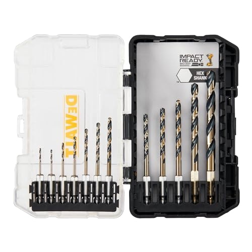 Dewalt 12-Piece Black and Gold Drill Bit Set: $14.98 Dewalt 12-Piece Black and Gold Drill Bit Set: $14.98