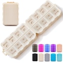 Compact & Foldable Weekly Pill Organizer for $10 + free shipping w/ Prime