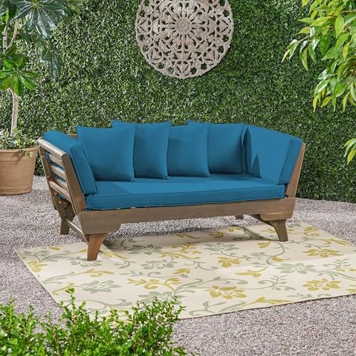 Merax 3-Seat Outdoor Acacia Wood Daybed Sofa: $457.19 Merax 3-Seat Outdoor Acacia Wood Daybed Sofa: $457.19