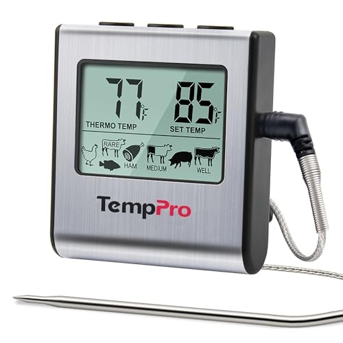 TempPro TempTrack Digital Meat Thermometer: $16.99