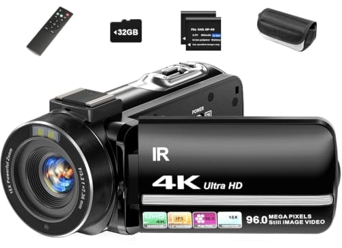 Aidzhi 4K UHD Vlogging Camcorder: $94.98 Aidzhi 4K UHD Vlogging Camcorder: $94.98