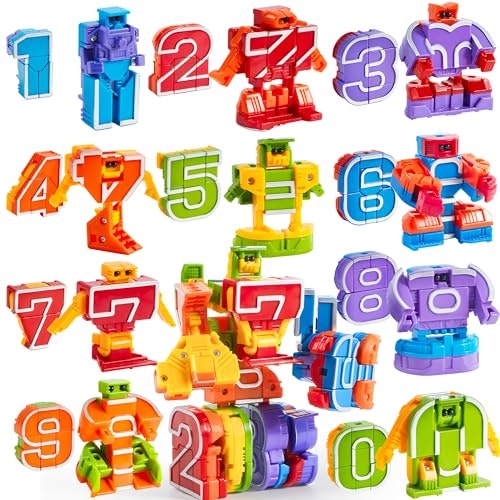 Joyin Number Robot Educational Action Figure Toys 10-Pack: $18.99 Joyin Number Robot Educational Action Figure Toys 10-Pack: $18.99