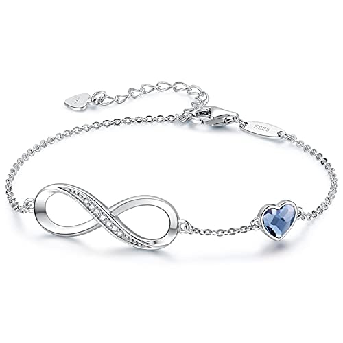 CDE Sterling Silver Infinity Birthstone Bracelet: $49.98 CDE Sterling Silver Infinity Birthstone Bracelet: $49.98