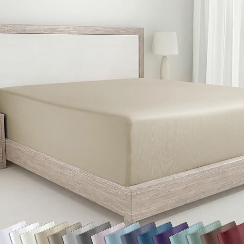 California Design Den Queen Cotton Sateen Fitted Sheet: $19.99 California Design Den Queen Cotton Sateen Fitted Sheet: $19.99