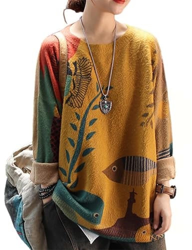 Yesno Women's Christmas Graphic Oversized Knit Pullover Sweater: $33.99 Yesno Women's Christmas Graphic Oversized Knit Pullover Sweater: $33.99