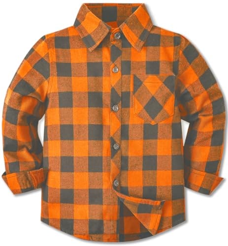 Cromoncent Boys Long Sleeve Flannel Plaid Button Down Shirt: $14.39 Cromoncent Boys Long Sleeve Flannel Plaid Button Down Shirt: $14.39