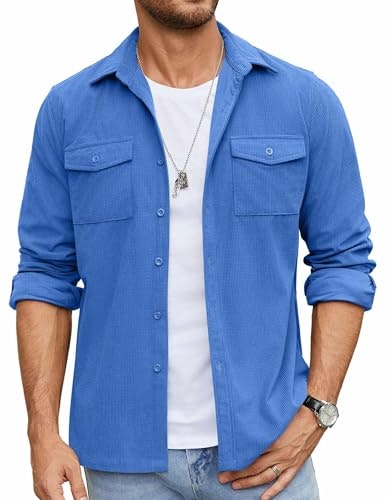 Coofandy Men's Waffle Shirt Jacket: $23.71