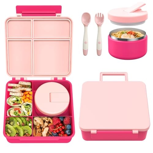 Pawtong 4-Compartment Bento Lunch Box with 8oz Food Thermos: $27.99 Pawtong 4-Compartment Bento Lunch Box with 8oz Food Thermos: $27.99