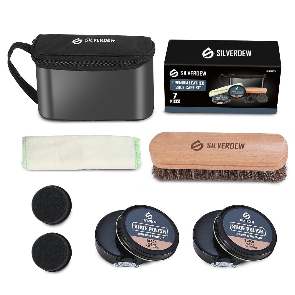 Silver Dew 7-Piece Shoe Polish Kit: $12.99 Silver Dew 7-Piece Shoe Polish Kit: $12.99