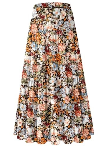 NiPaMi Women's Chiffon Flowy Maxi Skirt: $19.98