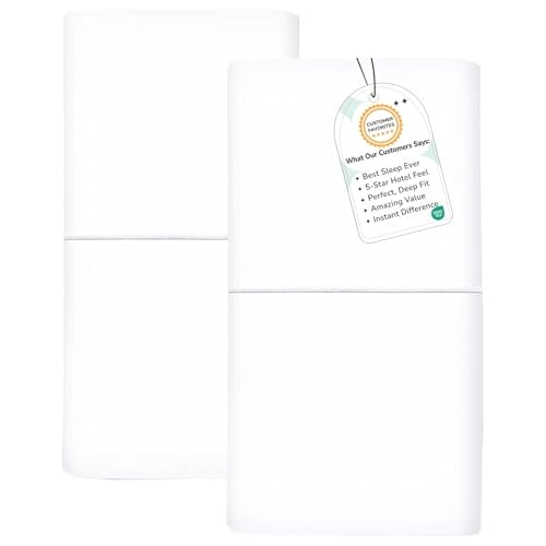 Feather & Stitch 500TC 20x30-Inch Cotton Pillowcases 2-Pack: $19.37