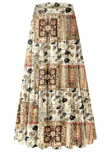 NiPaMi Women's Boho Chiffon Maxi Skirt: $24.49