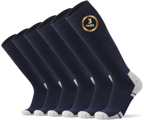 Ortis Men's Knee-High Steel Toe Boot Socks: $15.99