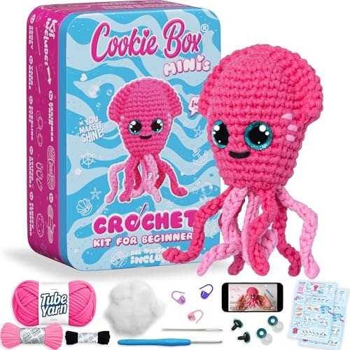Squid Inky Crochet Kit for Beginners: $12.98 Squid Inky Crochet Kit for Beginners: $12.98