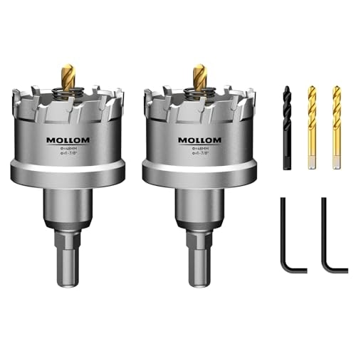 Mollom 1-7/8\" Carbide Hole Saw 2-Pack: $19.54 Mollom 1-7/8\" Carbide Hole Saw 2-Pack: $19.54