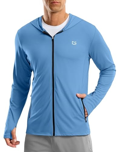 G Gradual Men's UPF 50+ Zip-Up Sun Hoodie: $24.64