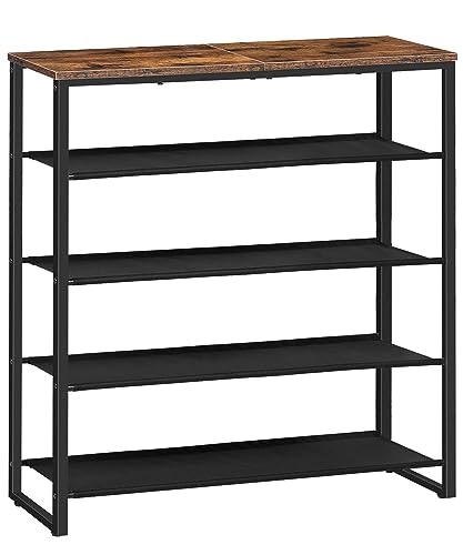 Hoobro 5-Tier Industrial Shoe Rack: $31.34 Hoobro 5-Tier Industrial Shoe Rack: $31.34