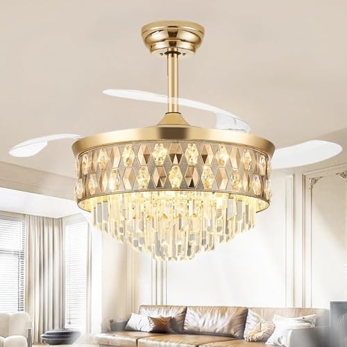 Deliyfans 52-Inch Fandelier Ceiling Fan with Light: $229.99 Deliyfans 52-Inch Fandelier Ceiling Fan with Light: $229.99
