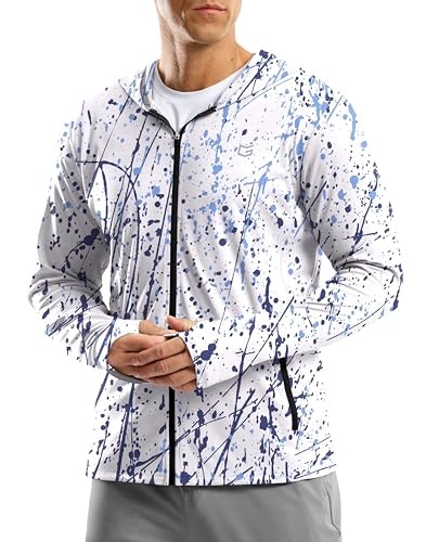 G Gradual Men's UPF 50+ Zip-Up Sun Hoodie: $25.49