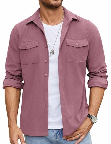 Coofandy Men's Long Sleeve Waffle Shirt Jacket: $23.79 Coofandy Men's Long Sleeve Waffle Shirt Jacket: $23.79