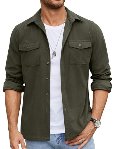 Coofandy Men's Waffle Button Down Shirt Jacket: $23.79 Coofandy Men's Waffle Button Down Shirt Jacket: $23.79