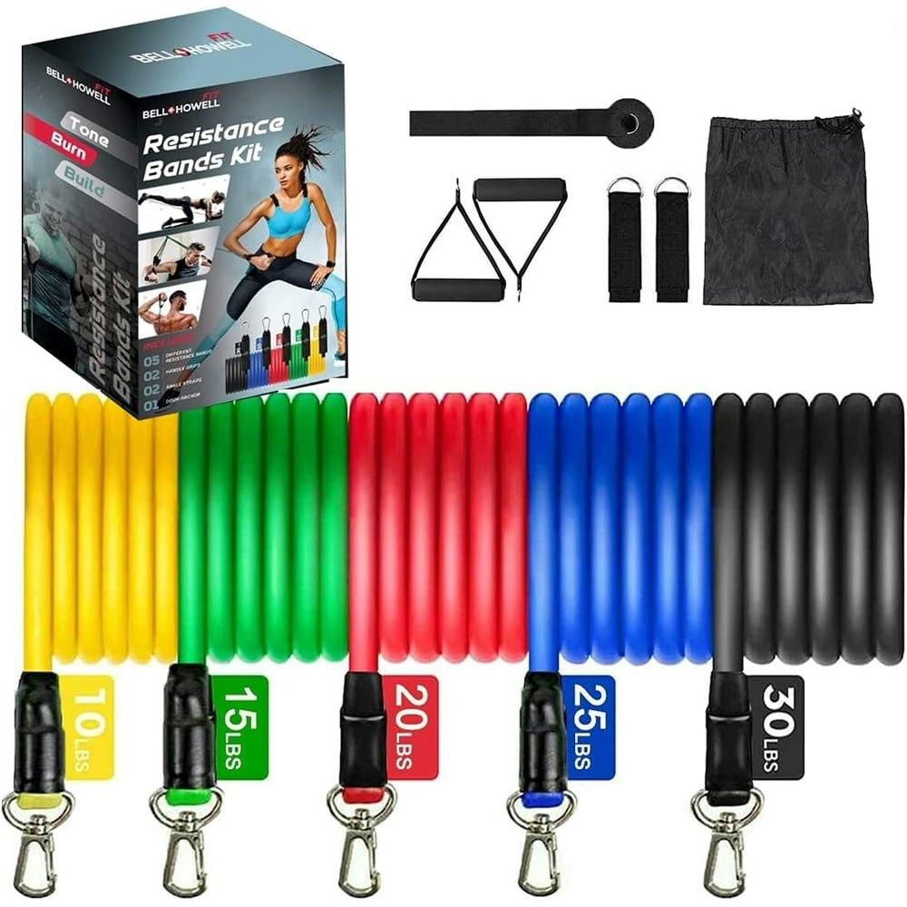 Resistance Bands Set 5-Level Fitness Bands: $15.99 Resistance Bands Set 5-Level Fitness Bands: $15.99