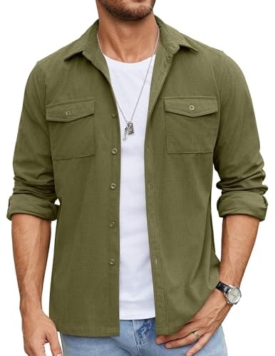 Coofandy Men's Waffle Button-Down Shirt Jacket: $22.94 Coofandy Men's Waffle Button-Down Shirt Jacket: $22.94