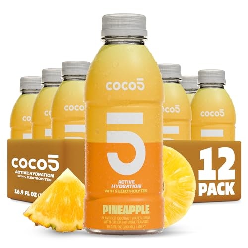 Coco5 Pineapple Coconut Water Sports Drink 12-Pack: $26.98 Coco5 Pineapple Coconut Water Sports Drink 12-Pack: $26.98