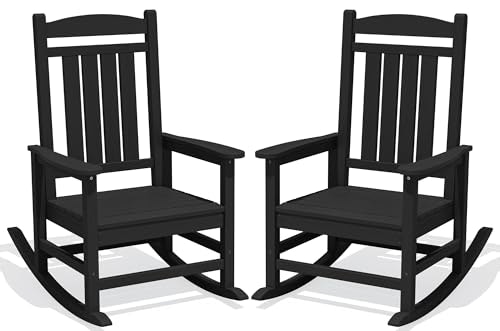 Kingyes Oversized Outdoor Rocking Chairs 2-Pack: $175.99 Kingyes Oversized Outdoor Rocking Chairs 2-Pack: $175.99