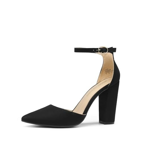 Dream Pairs Women's Coco Chunky High Heel Pumps: $32.39 Dream Pairs Women's Coco Chunky High Heel Pumps: $32.39