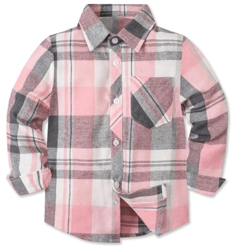 Cromoncent Boys Long Sleeve Flannel Plaid Shirt: $15.97 Cromoncent Boys Long Sleeve Flannel Plaid Shirt: $15.97