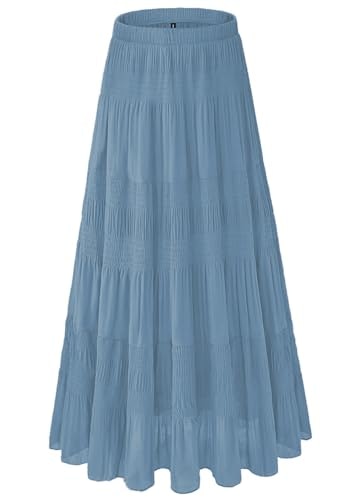 NiPaMi Women's Chiffon Maxi Skirt: $25.49